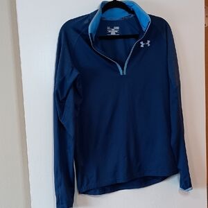 Under Armour Navy and Light Blue Pullover